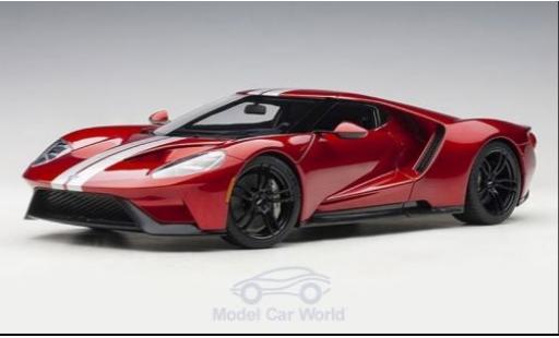 Ford GT 1/18 AUTOart metallico rosso/grigio 2017 modellino in miniatura