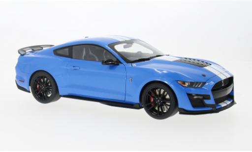 Shelby GT 1/18 AUTOart Ford Mustang 500 blau/weiss 1:18 modellino in miniatura