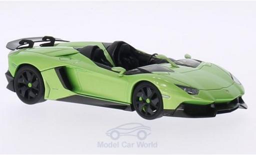 Lamborghini Aventador Roadster 1/43 AUTOart J Roadster metallico verde 2012 modellino in miniatura