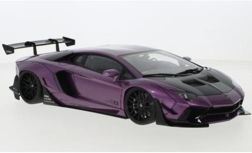 Lamborghini Aventador 1/18 AUTOart LB-Works Limited Edition metallise violett/carbon 1:18 modellino in miniatura