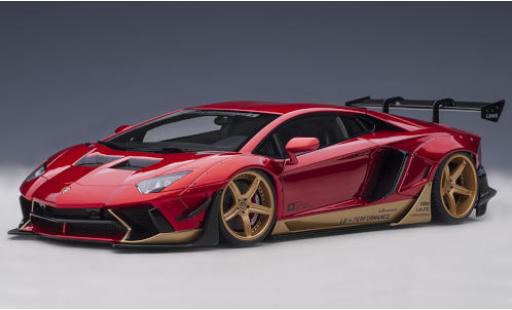 Lamborghini Aventador 1/18 AUTOart LB-Works rosso/gold 2018 modellino in miniatura