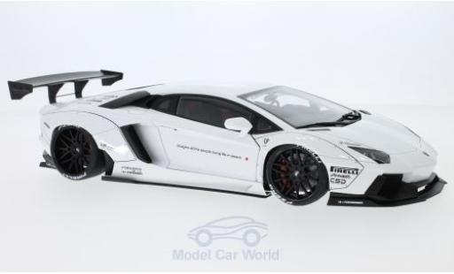 Lamborghini Aventador 1/18 AUTOart Liberty Walk LB-Works bianco 2015 modellino in miniatura