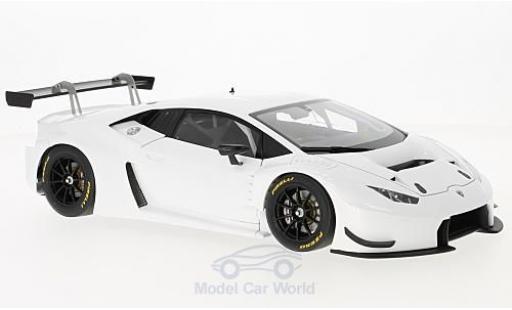 Lamborghini Huracan 1/18 AUTOart GT3 bianco 2015 modellino in miniatura
