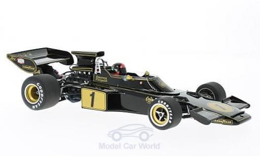 Lotus 72 1/18 AUTOart E No.1 Formel 1 1973 mit Fahrerfigur E.Fittipaldi modellino in miniatura