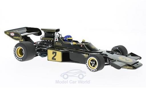Lotus 72 1/18 AUTOart E No.2 John Player Special Formel 1 1973 mit Fahrerfigur R.Peterson modellino in miniatura