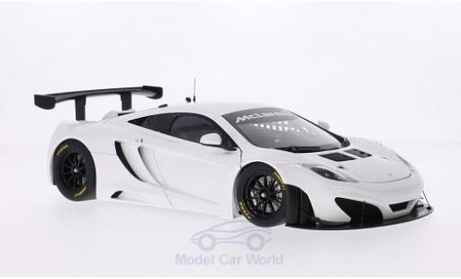McLaren MP4-12C 1/18 AUTOart 12C GT3 bianco 2011 modellino in miniatura