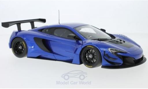 McLaren 650 1/18 AUTOart S GT3 blu/nero 2014 modellino in miniatura