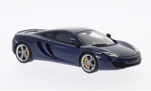 McLaren MP4-12C 1/43 AUTOart metallico blu 2011 modellino in miniatura