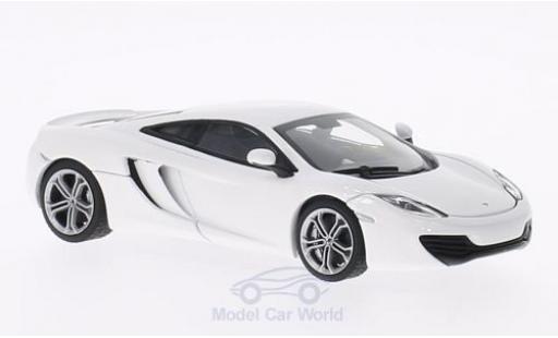 McLaren MP4-12C 1/43 AUTOart bianco 2011 modellino in miniatura