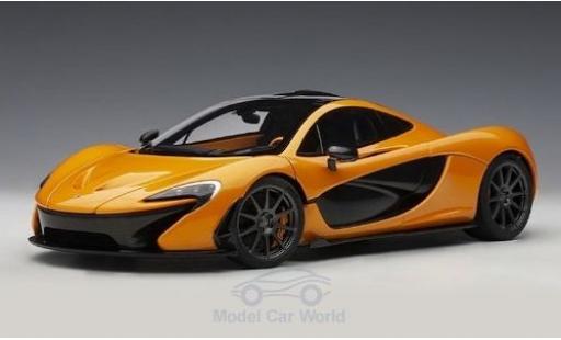 McLaren P1 1/18 AUTOart orange 2013 modellino in miniatura