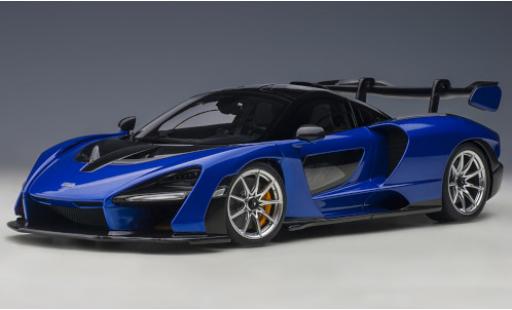 McLaren Senna 1/18 AUTOart blu/nero 2018 modellino in miniatura