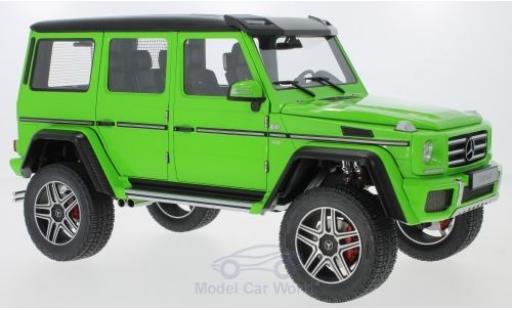 Mercedes Classe G 1/18 AUTOart G500 4x4 verde 2016 modellino in miniatura
