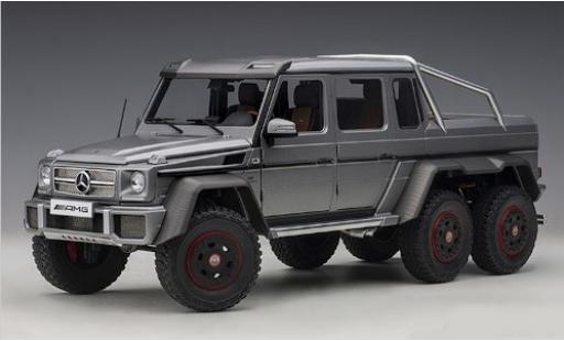 Mercedes Classe G 1/18 AUTOart G63 AMG 6x6 matt-grigio 2013 modellino in miniatura