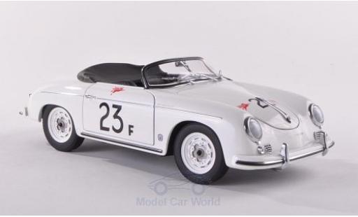 Porsche 356 1/18 AUTOart A Speedster bianco No.23 1955 James Dean modellino in miniatura
