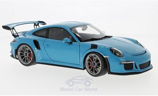 Porsche 991 GT3 RS 1/18 AUTOart 911 () GT3 RS blu 2016 modellino in miniatura