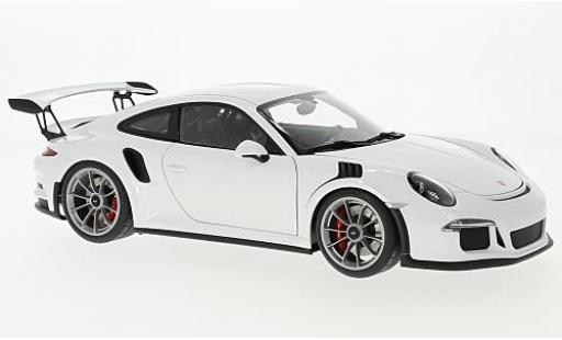 Porsche 991 GT3 RS 1/18 AUTOart 911 () GT3 RS bianco 2016 modellino in miniatura
