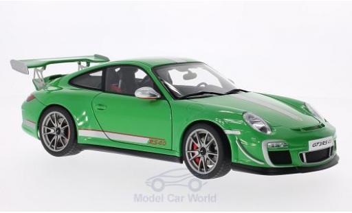 Porsche 997 GT3 RS 1/18 AUTOart 911 () GT3 RS 4.0 verde/grigio 2011 modellino in miniatura