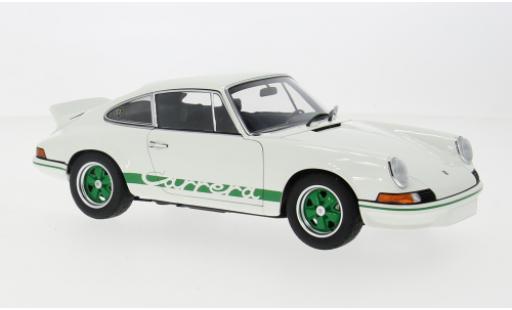 Porsche 911 1/18 AUTOart Carrera 2.7 RS weiss/grün 1:18 modellino in miniatura