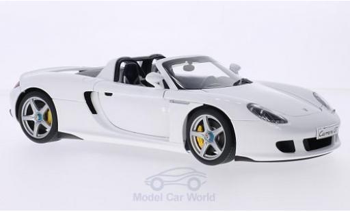 Porsche Carrera GT 1/18 AUTOart bianco modellino in miniatura