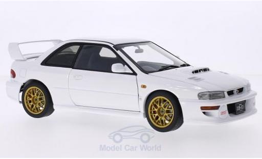 Subaru Impreza 22B 1/18 AUTOart 22B bianco 1998 modellino in miniatura