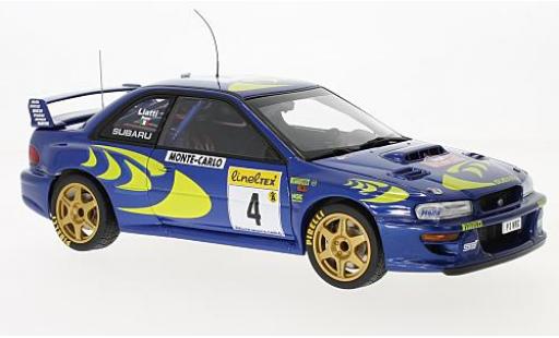 Subaru Impreza 1/18 AUTOart WRC No.4 Rallye Monte Carlo 1997 P.Liatti/F.Pons modellino in miniatura