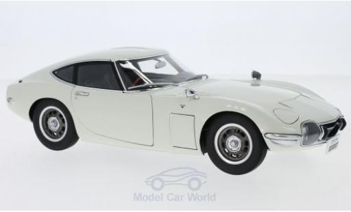 Toyota 2000 GT 1/18 AUTOart Coupe bianco modellino in miniatura