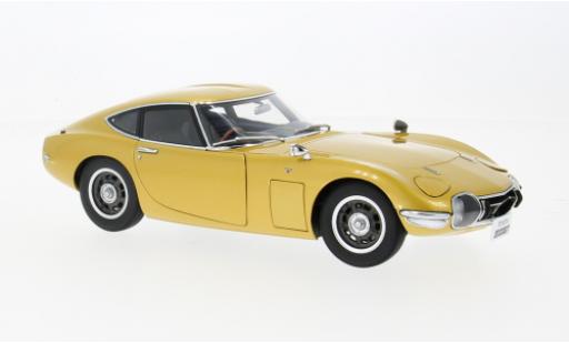 Toyota 2000 GT 1/18 AUTOart gold 1967 1:18 modellino in miniatura