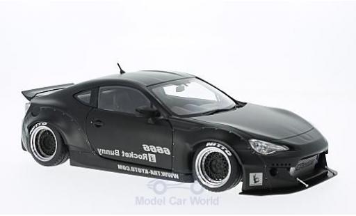 Toyota 86 1/18 AUTOart Rocket Bunny matt-nero Ambulanz Team Heidelberg KTW neroe Felgen modellino in miniatura