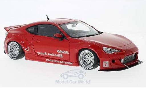 Toyota 86 1/18 AUTOart Rocket Bunny rosso modellino in miniatura