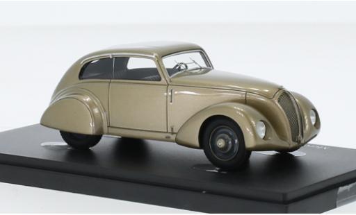 Mercedes 170 1/43 AutoCult (W15) Stromlinie Erdmann & Rossi metallise beige 1933 modellino in miniatura