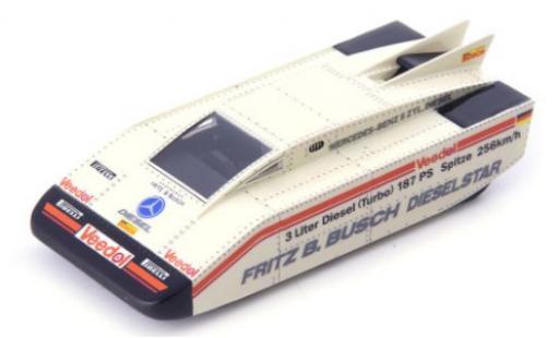 Mercedes CLA 1/43 AutoCult Fritz B. Busch Dieselstar beige clair/Décorer 1975 modellino in miniatura