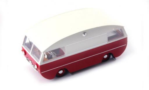 Saab 95 1/43 AutoCult HK Wohnmobil rosso/bianco 1965 modellino in miniatura