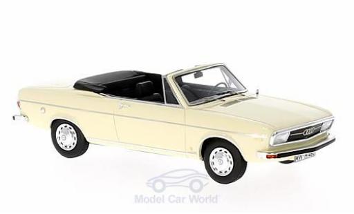 Audi 100 LS 1/43 AutoCult LS Cabriolet beige 1969 modellino in miniatura