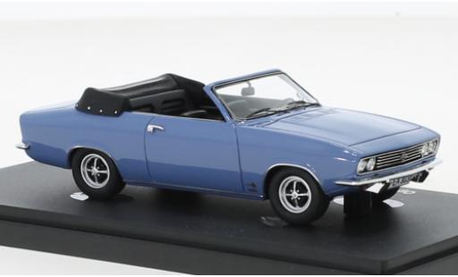Opel Manta 1/43 AutoCult Autocult/Avenue 43 A cabriolet Karmann blu 1971 modellino in miniatura
