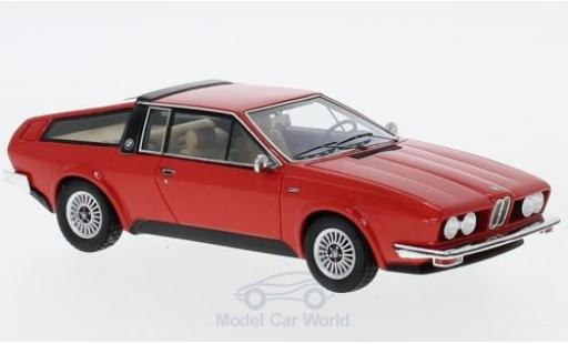 Bmw 528 1/43 AutoCult GT Frua rosso 1976 modellino in miniatura