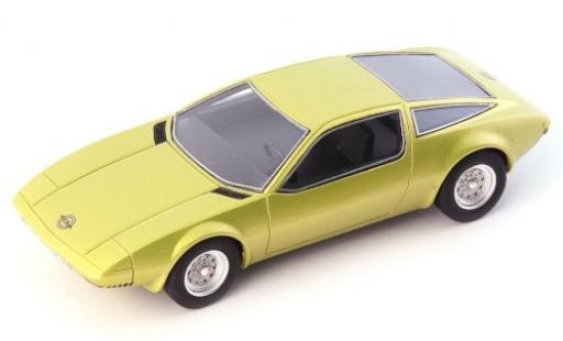 Opel GT 1/43 AutoCult /W (Geneve Concept) metallico giallo 1975 modellino in miniatura