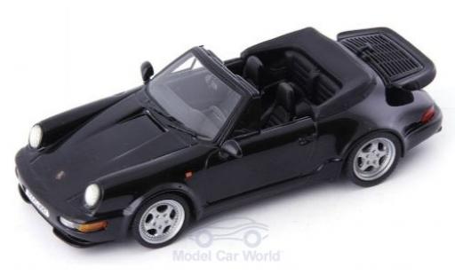 Porsche 993 Turbo 1/43 AutoCult 911 (964) Turbo Cabriolet nero 1 modellino in miniatura