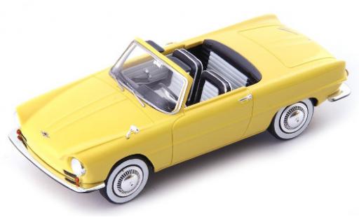 Wartburg 313 1/43 AutoCult /2 Sport giallo 1972 modellino in miniatura