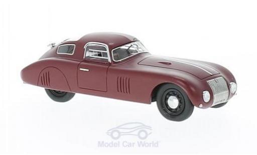 Fiat 1500 1/43 AutoCult Barchetta Kompressor rosso 1943 modellino in miniatura