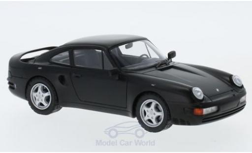 Porsche 956 1/43 AutoCult V8 matt-nero 1988 modellino in miniatura