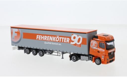 Mercedes Actros 1/87 AWM 2 BigSpace / Aerop. Fehrenkötter Megaliner-camion avec bache modellino in miniatura