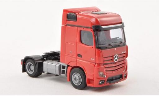 Mercedes Actros 1/87 AWM 2 Bigspace/Aerop. rosso Solo-Zugmaschine 2-achsig rosso modellino in miniatura