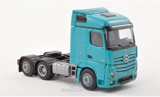 Mercedes Actros 1/87 AWM 2 Streamspace/Aerop. türkis Solo-Zugmaschine 3-achig türkis modellino in miniatura