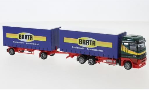 Mercedes Actros 1/87 AWM L Brata G-WK-HZ modellino in miniatura
