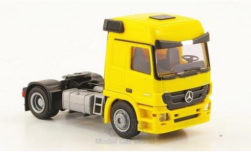 Mercedes Actros 1/87 AWM MP3 L Zugmaschine giallo modellino in miniatura