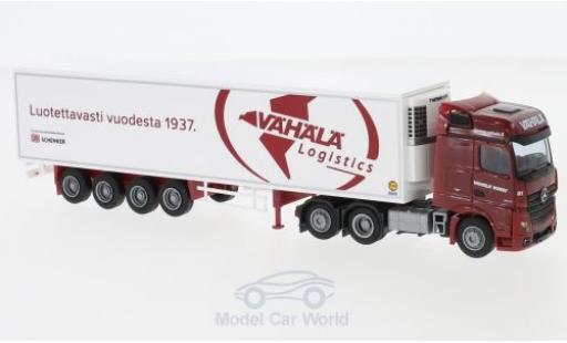 Mercedes Actros 1/87 AWM 2 Big. Aerop. Vähälä Kühl-Mega-KSZ modellino in miniatura