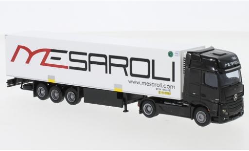 Mercedes Actros 1/87 AWM 2 Giga. / Aerop. Mesaroli Kühl-KSZ modellino in miniatura