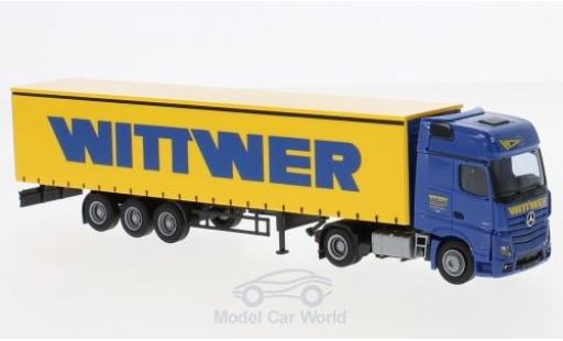 Mercedes Actros 1/87 AWM 2 Giga. Aerop. Wittwer G-KSZ modellino in miniatura