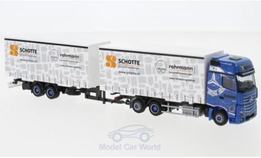 Mercedes Actros 1/87 AWM 2 Gigaspace Konermann G-WkTaHZ modellino in miniatura