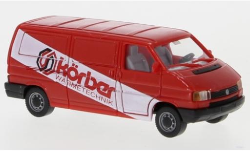 Volkswagen T4 1/87 AWM Kasten Körber Wärmetechnik modellino in miniatura
